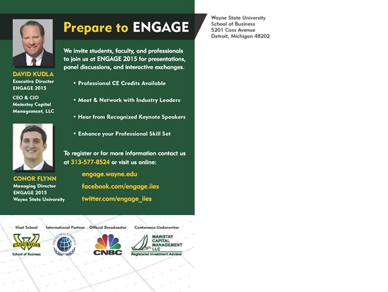 ENGAGE Conference: ENGAGE Announcement